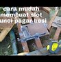 Kunci Slot Pintu Pagar Besi